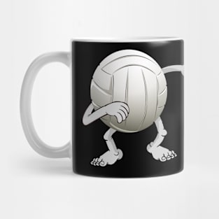 Funny dabbing volleyball ball Mug